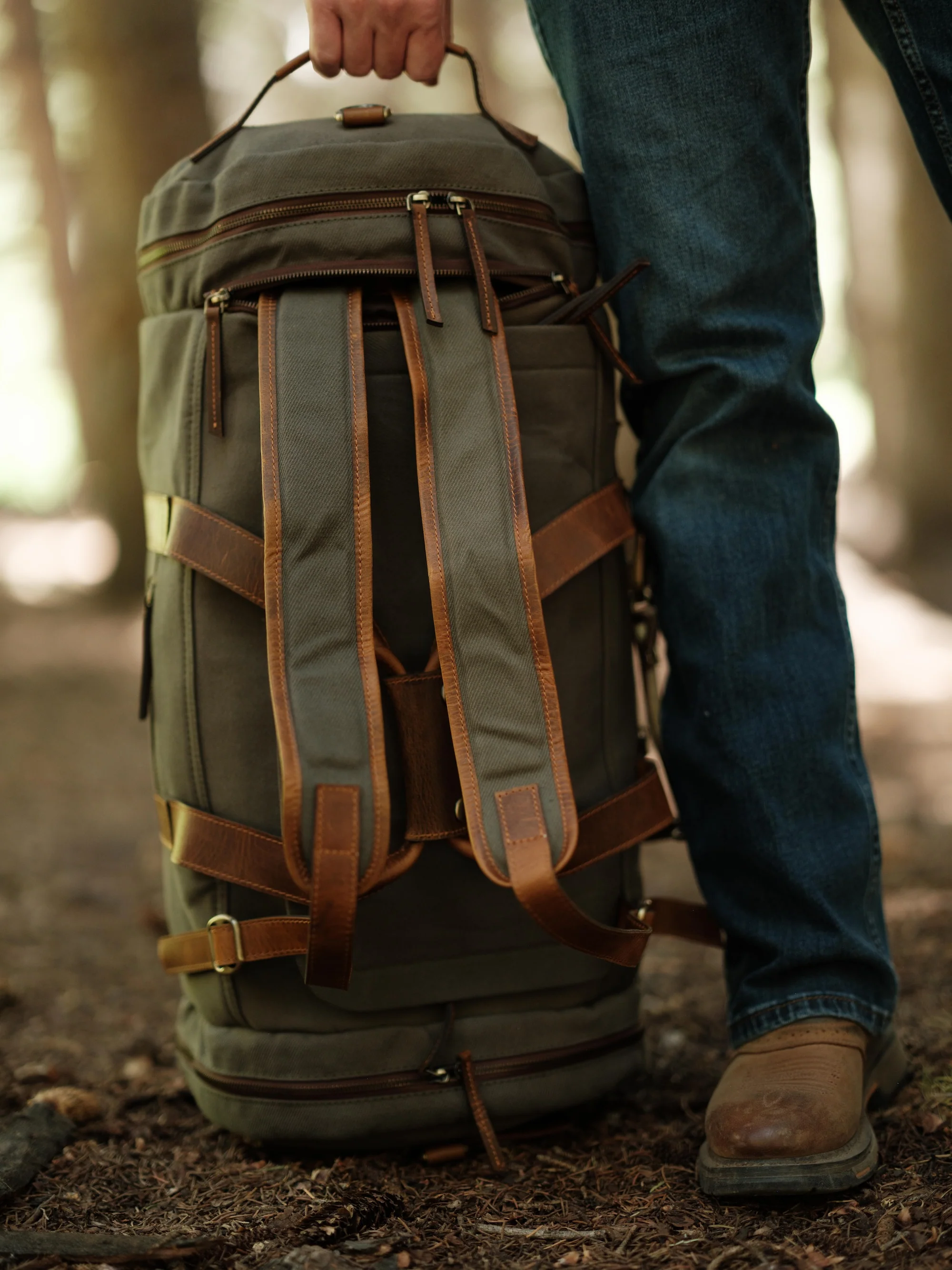 55L Nomad Canvas Duffel - Image 5