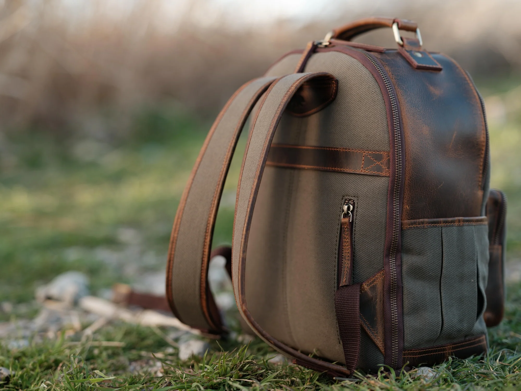 Day Traveler Canvas Backpack - Image 12