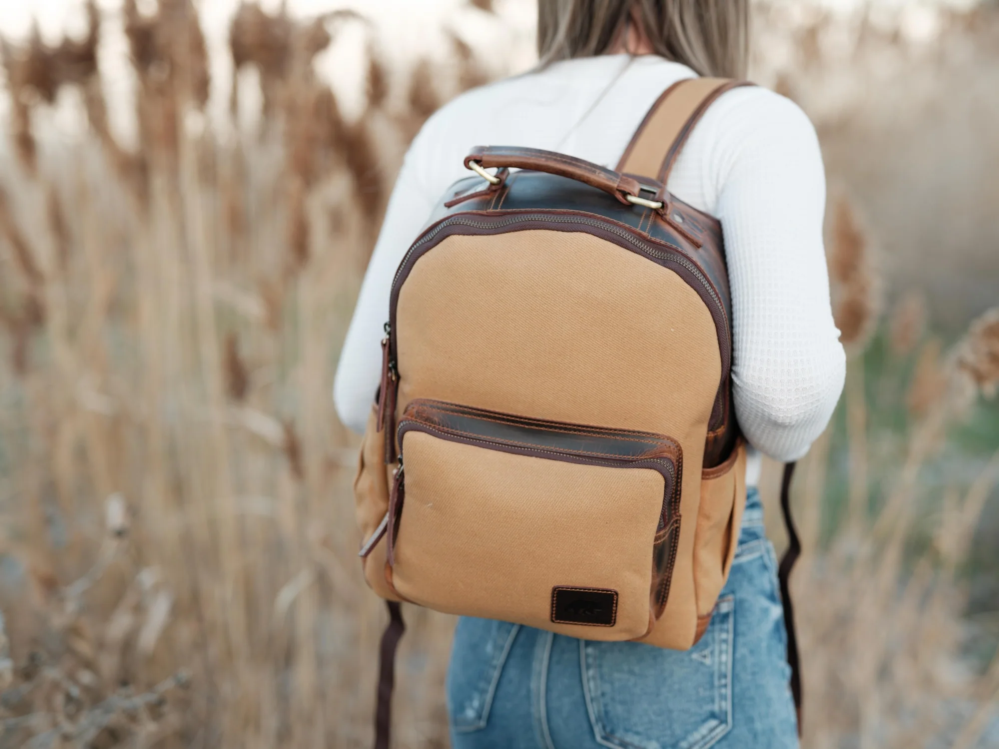 Day Traveler Canvas Backpack - Image 5