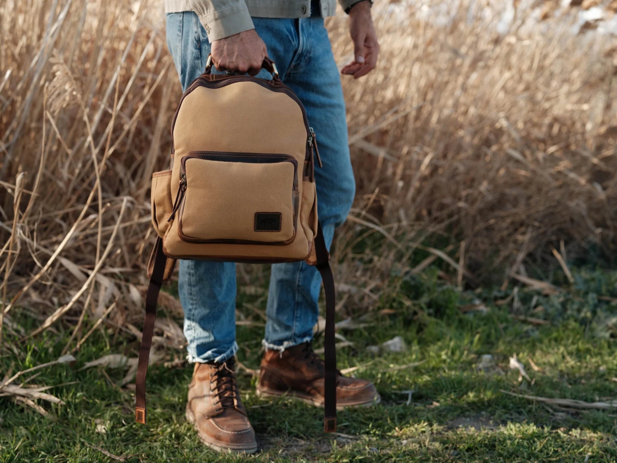 Day Traveler Canvas Backpack - Image 7