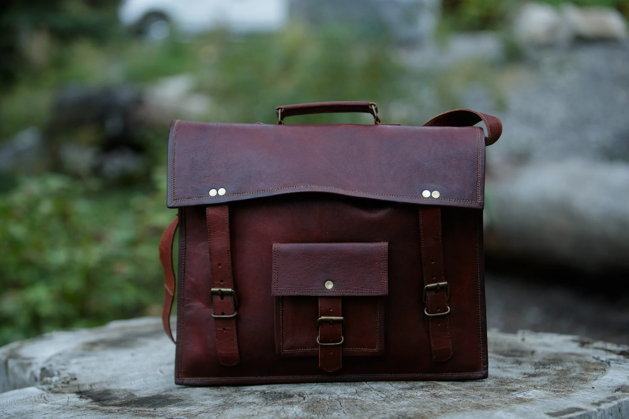 Kodiak Leather Satchel - Image 6