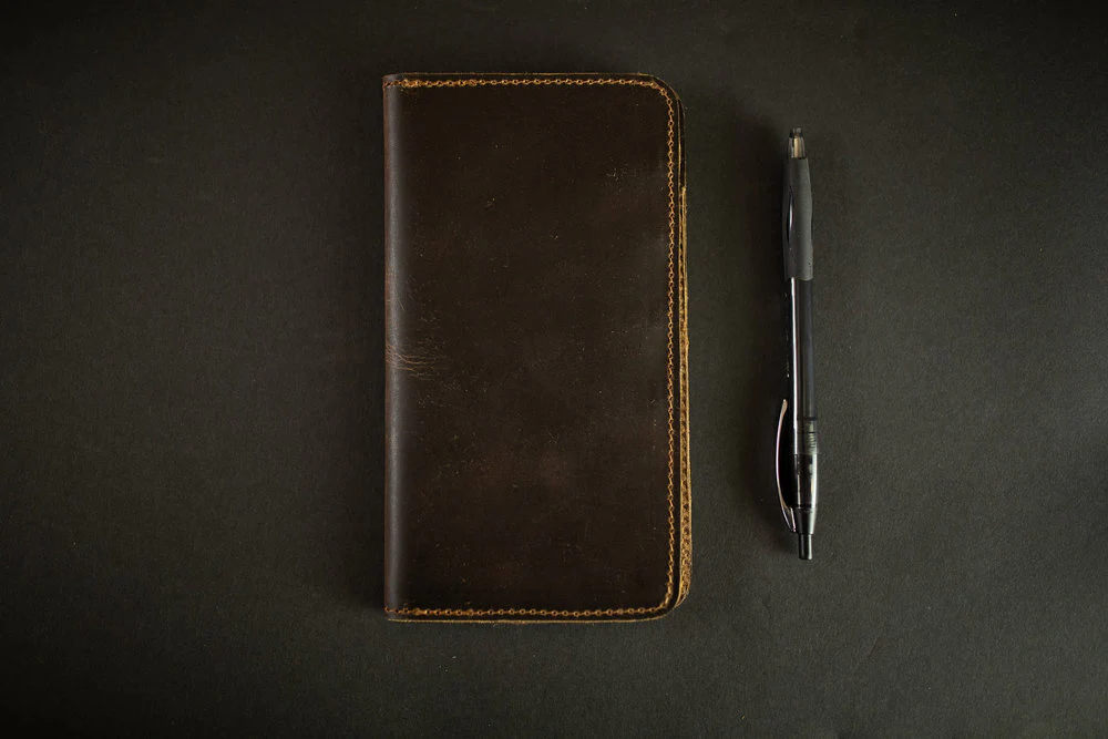 Leather Checkbook Wallet - Image 2