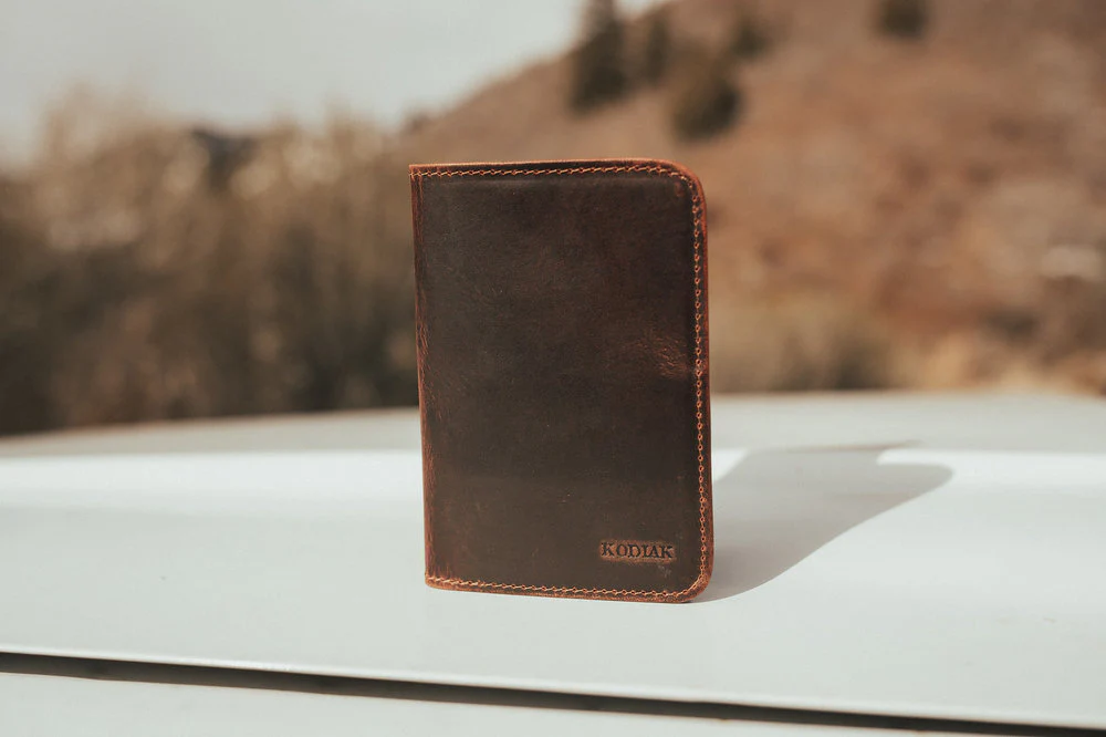 Buffalo Leather Passport Wallet - Image 3