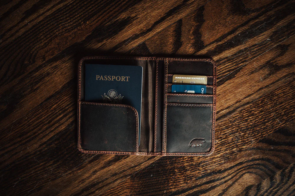 Buffalo Leather Passport Wallet - Image 6