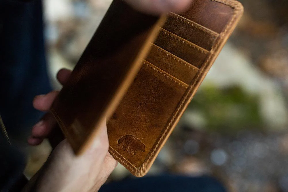 Buffalo Leather Passport Wallet - Image 7