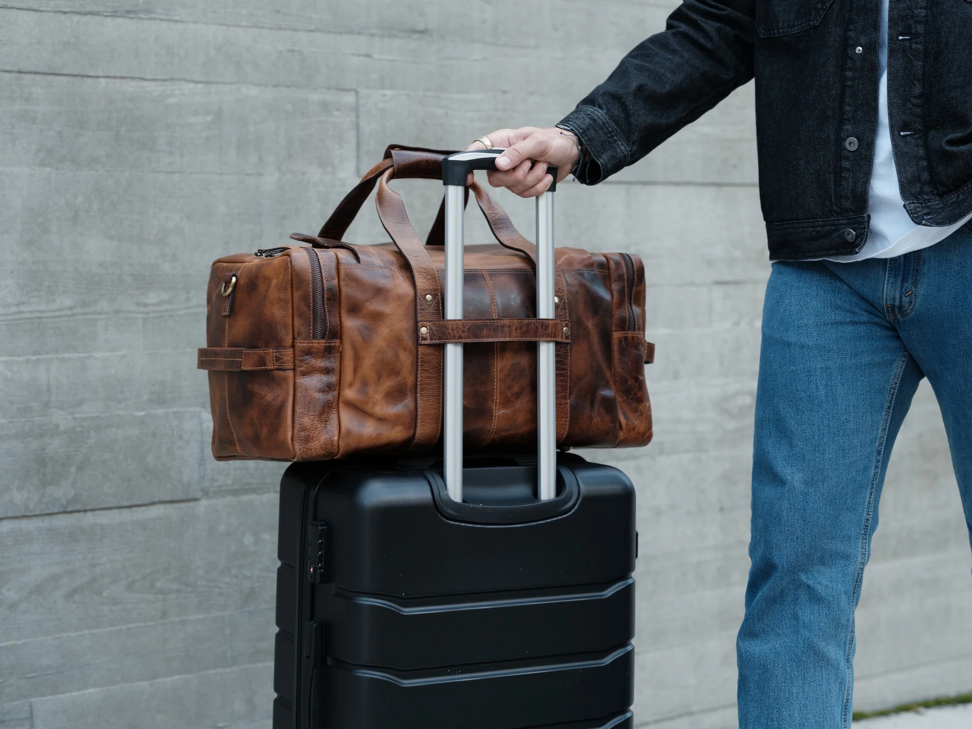 Leather Wasatch Duffel - Image 4