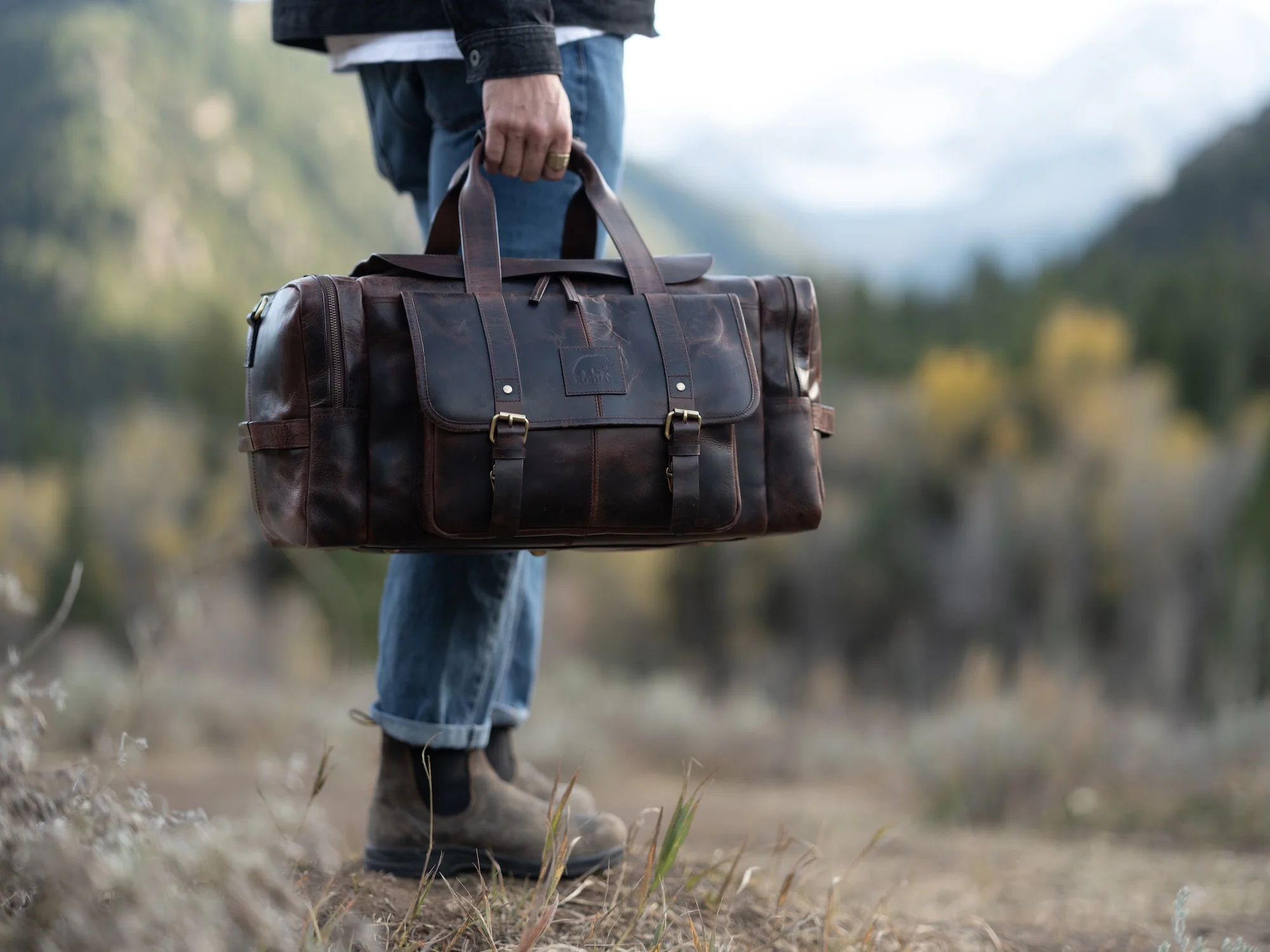 Leather Wasatch Duffel - Image 5