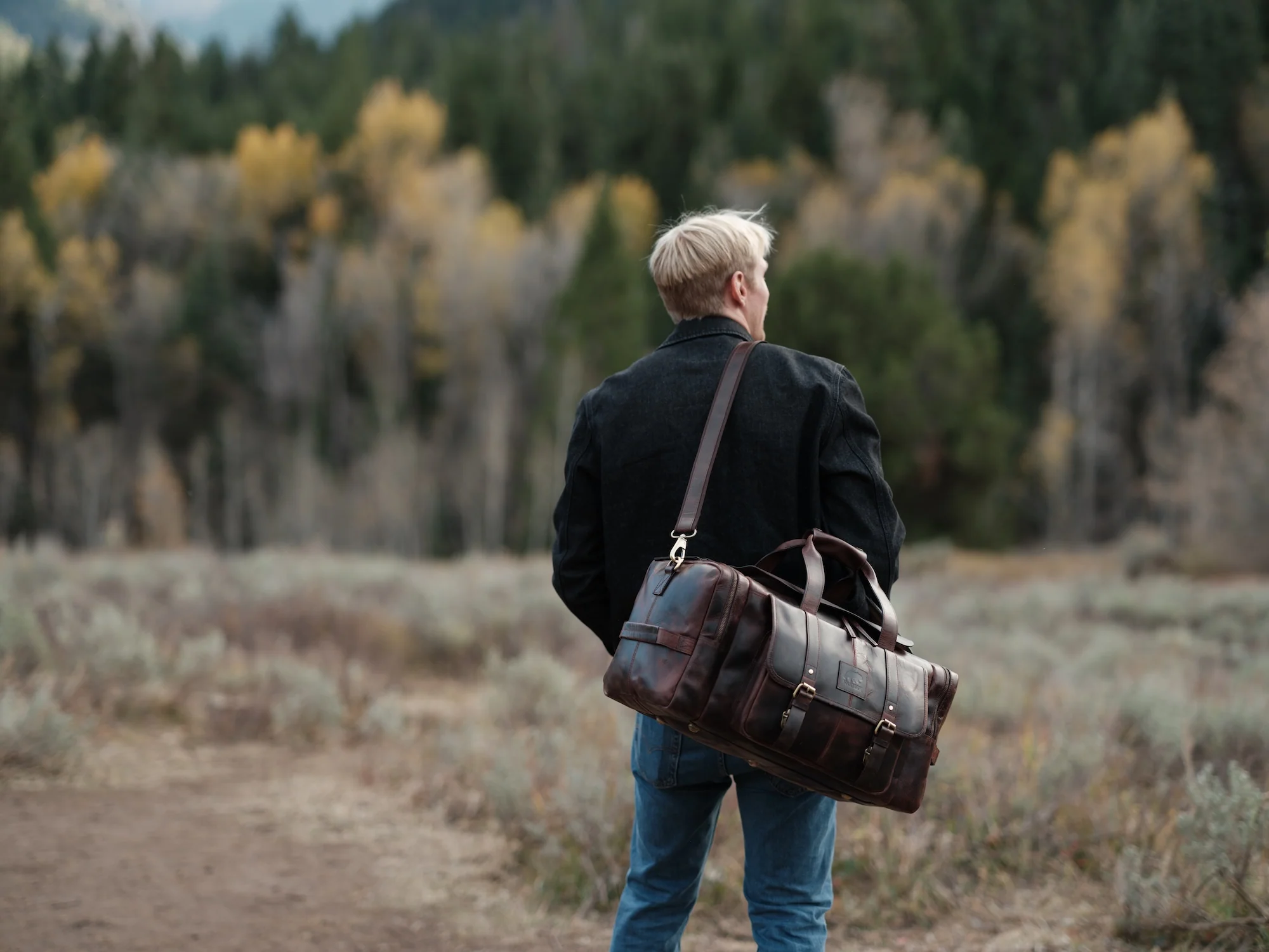 Leather Wasatch Duffel - Image 6