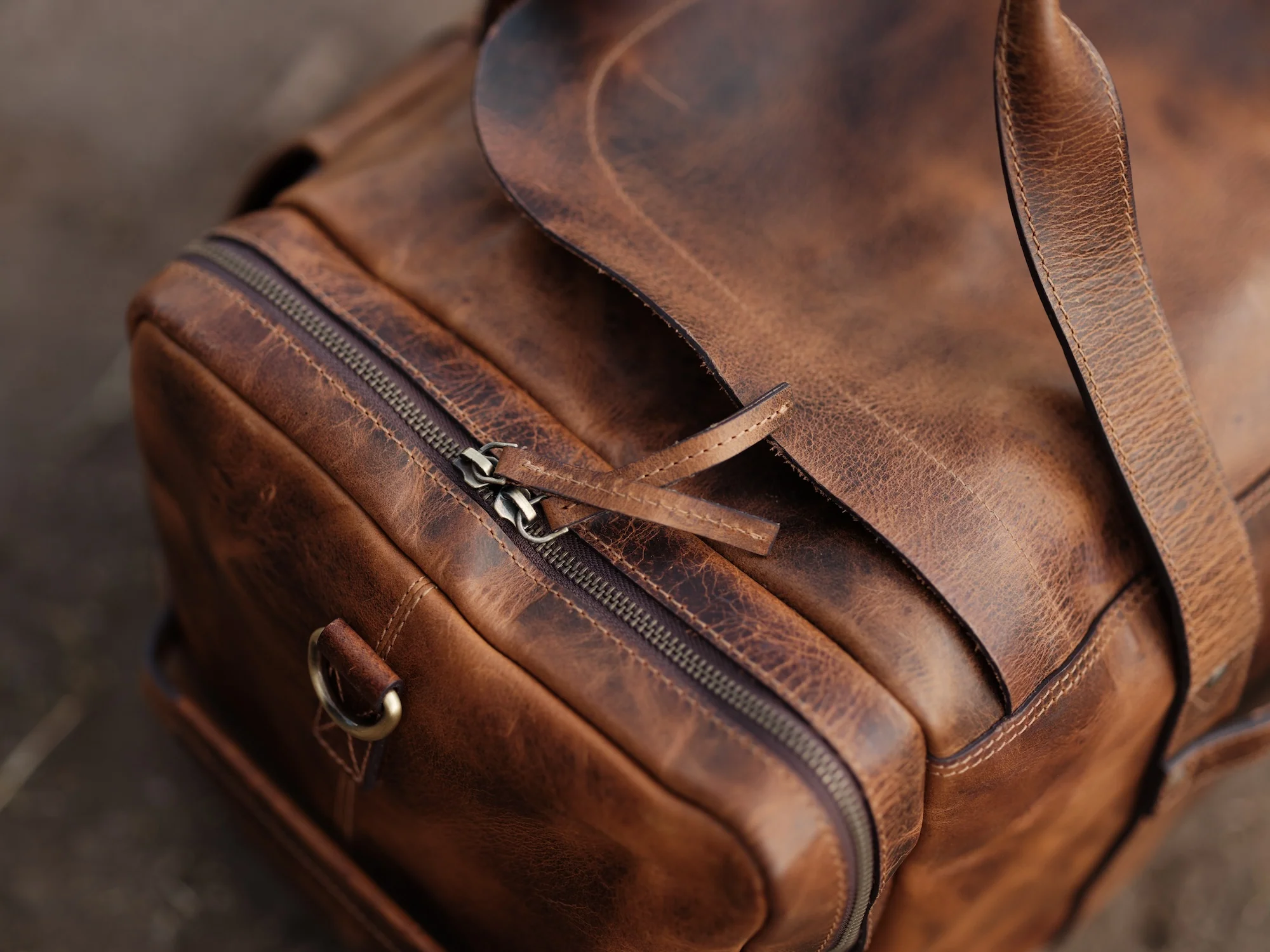 Leather Wasatch Duffel - Image 9