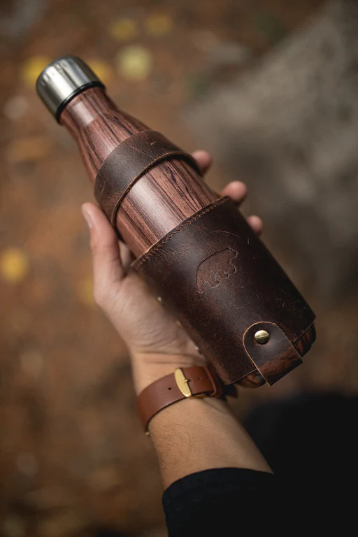 Leather Water Bottle Holder - Image 4