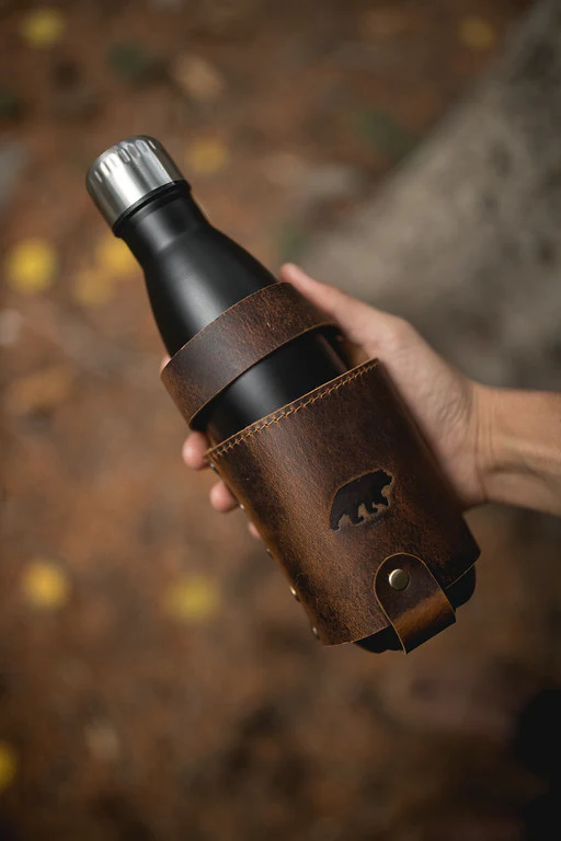 Leather Water Bottle Holder - Image 5