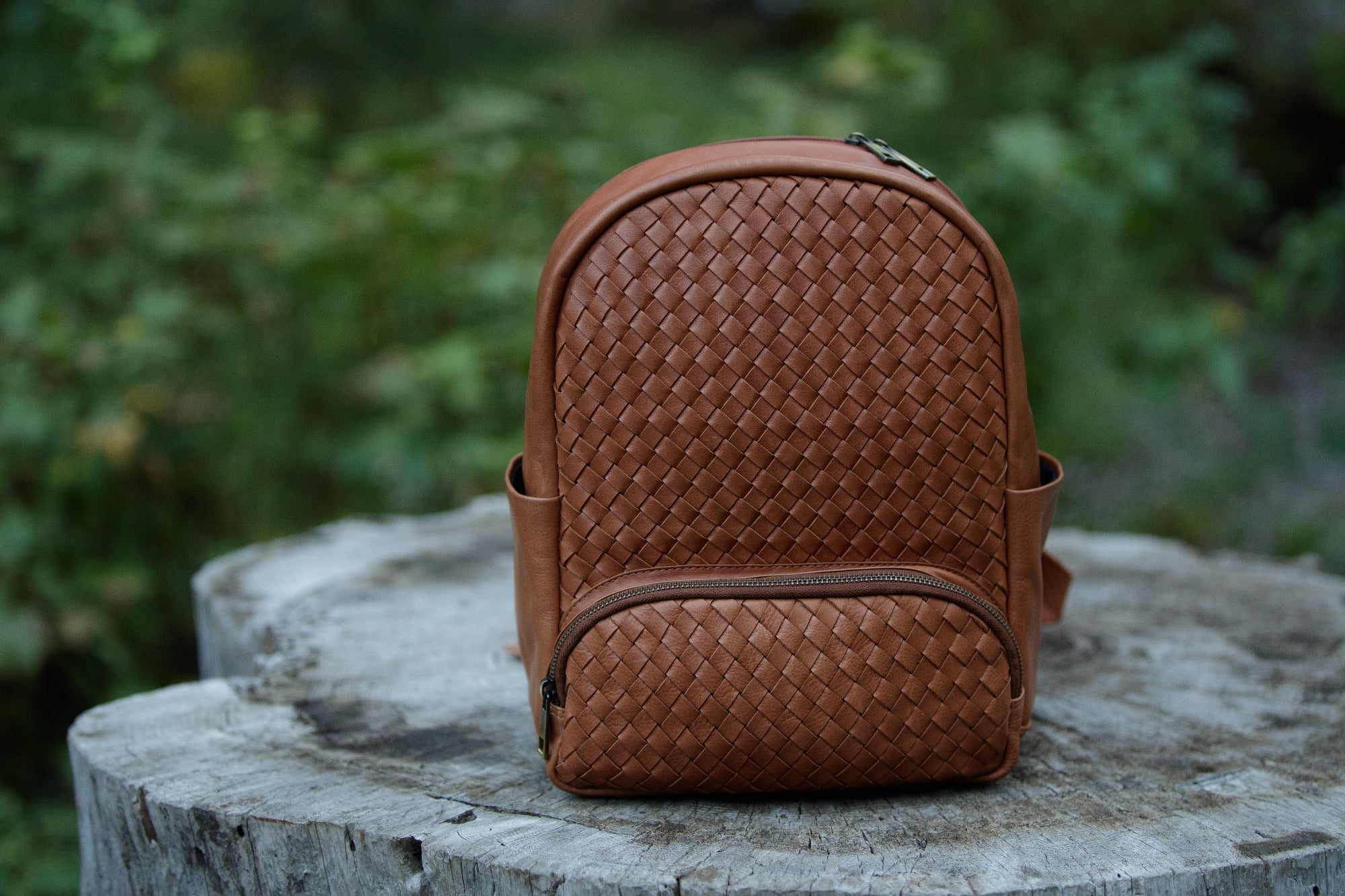 Mini Woven Backpack - Image 4