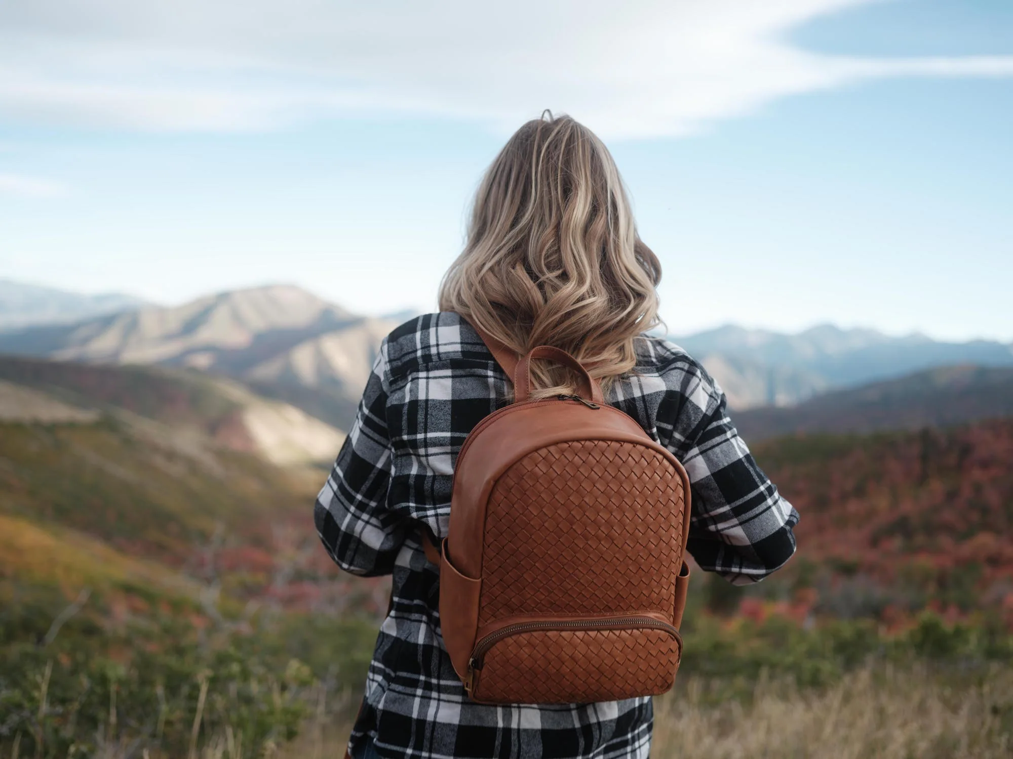 Mini Woven Backpack - Image 7