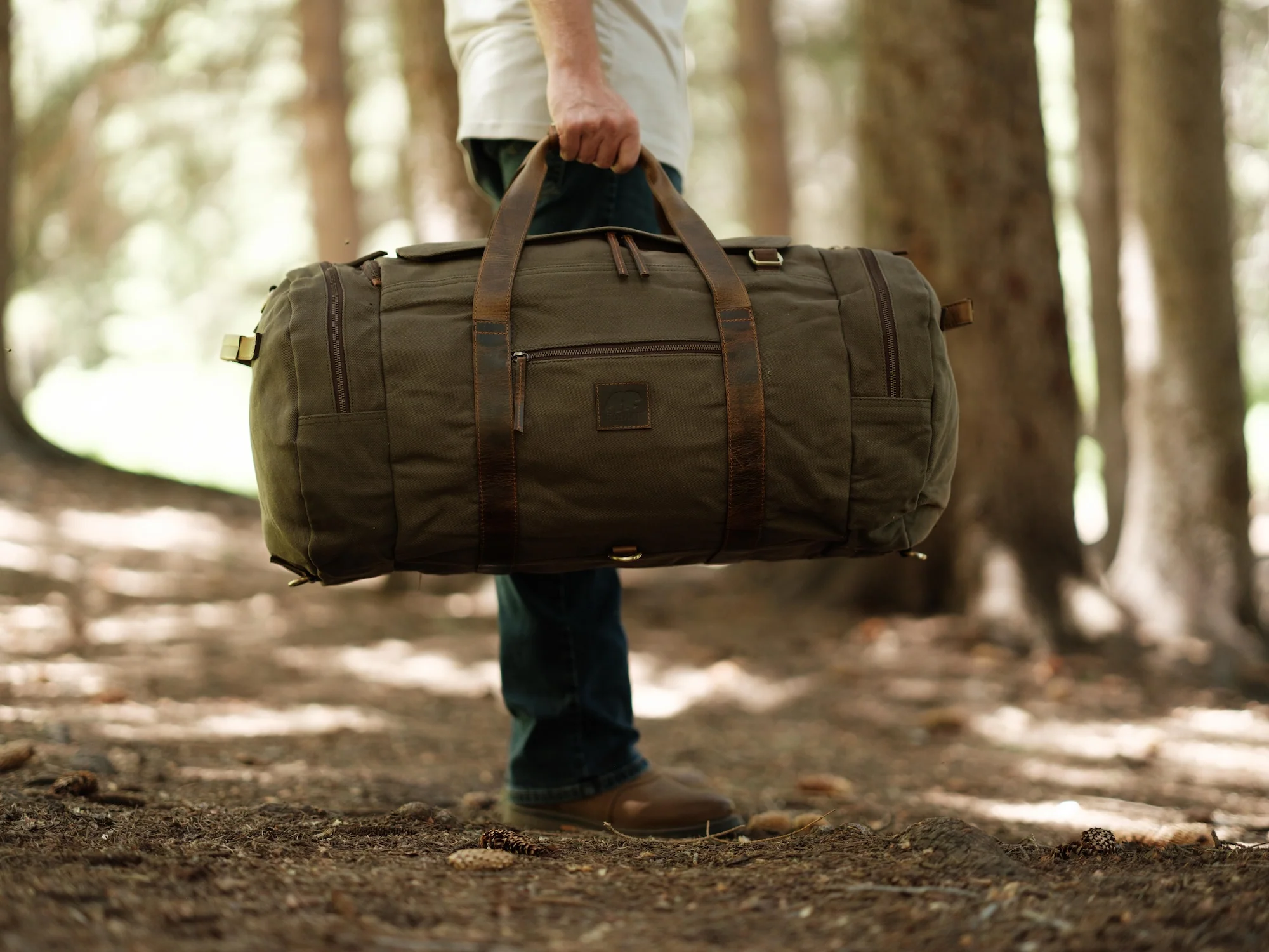 85L Nomad Canvas Duffel - Image 15