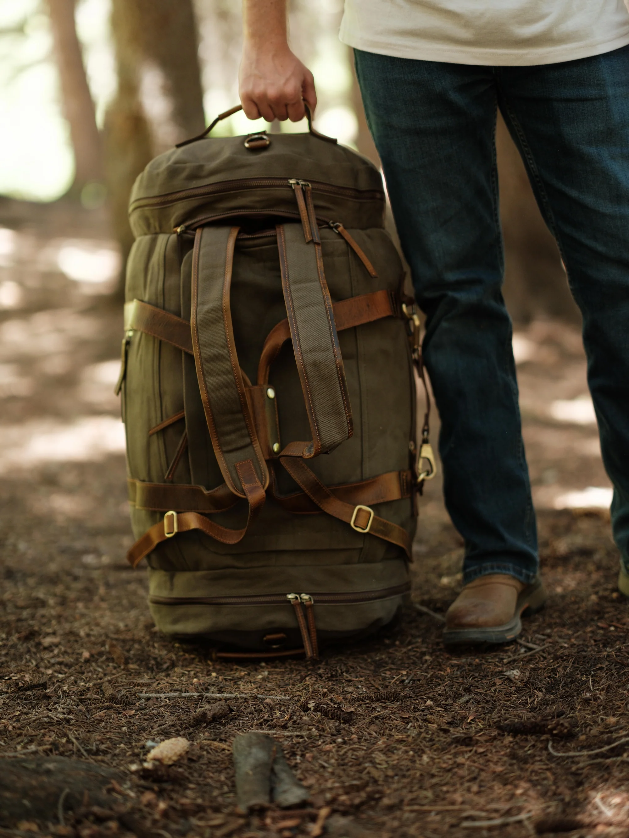 85L Nomad Canvas Duffel - Image 19