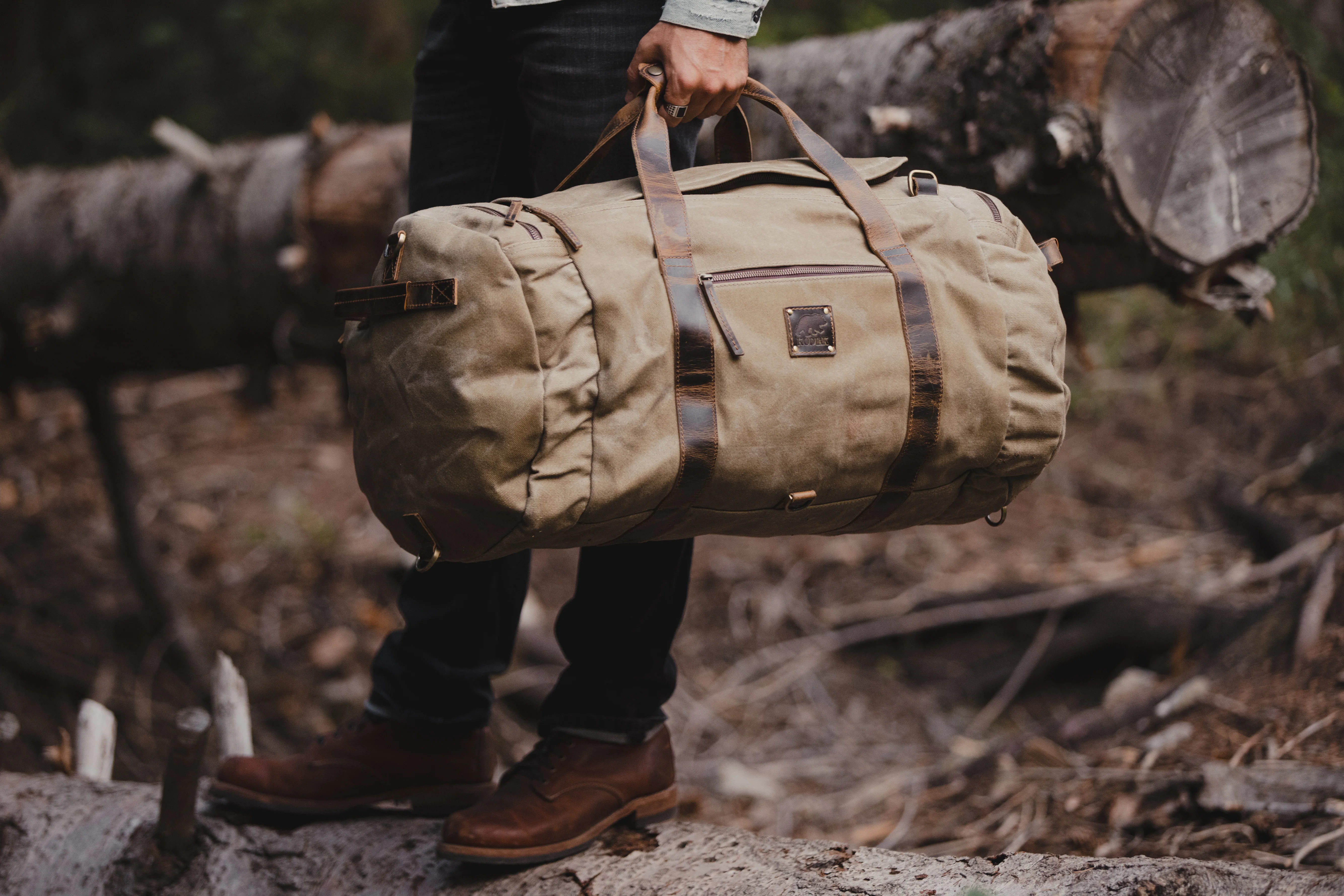 85L Nomad Canvas Duffel - Image 9