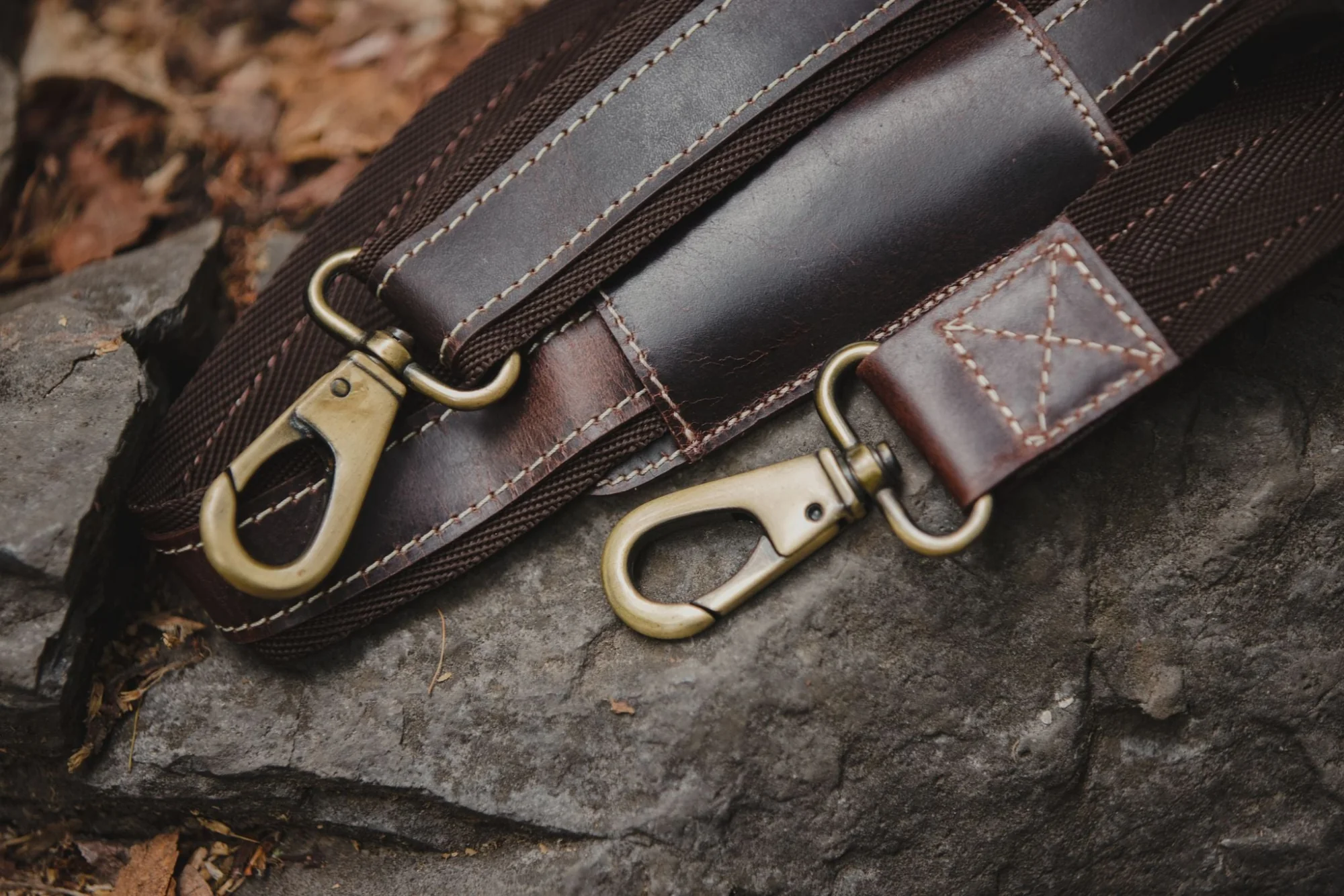 Replacement Shoulder Strap - White Stitching - Image 3